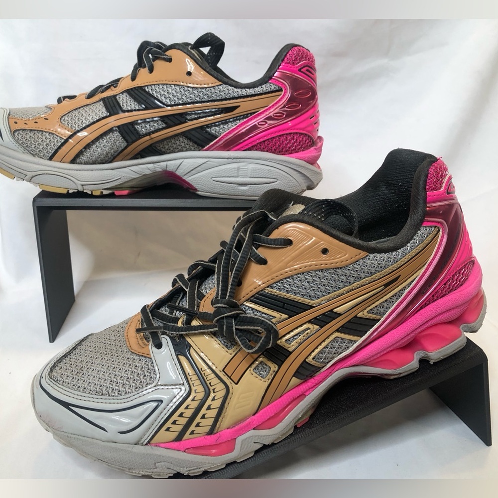 Asics Women’s Ubi-S Gel Kayano 14 Oyster Grey/ Pink Glow- Size 10.5 No Box